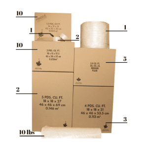 1 Bedroom Packing Kit