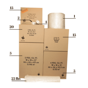 2 Bedroom House Packing Kit