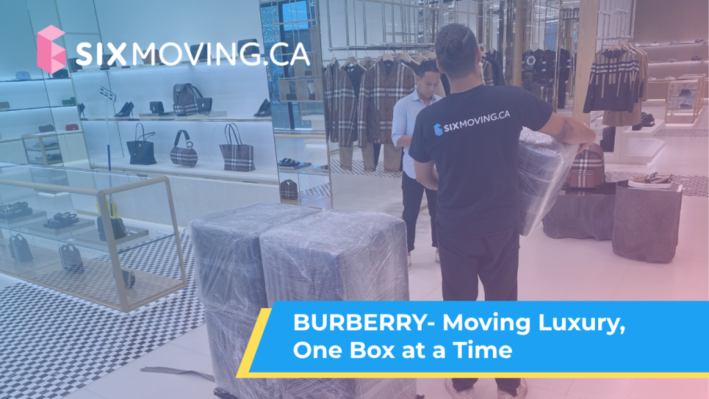 BURBERRY- Moving luxury, one box at a time